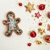 Wooden Gingerbread Man Holiday Tray Serving Platter Snack Dessert Fruit Christmas Tableware Gingerbread Platter