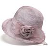 Women's Bucket Hat Spring Summer Hats For Women Breathable Round Top Flower Fashion Lady Sun Hat Suncreen Casual Sunhat New Thin