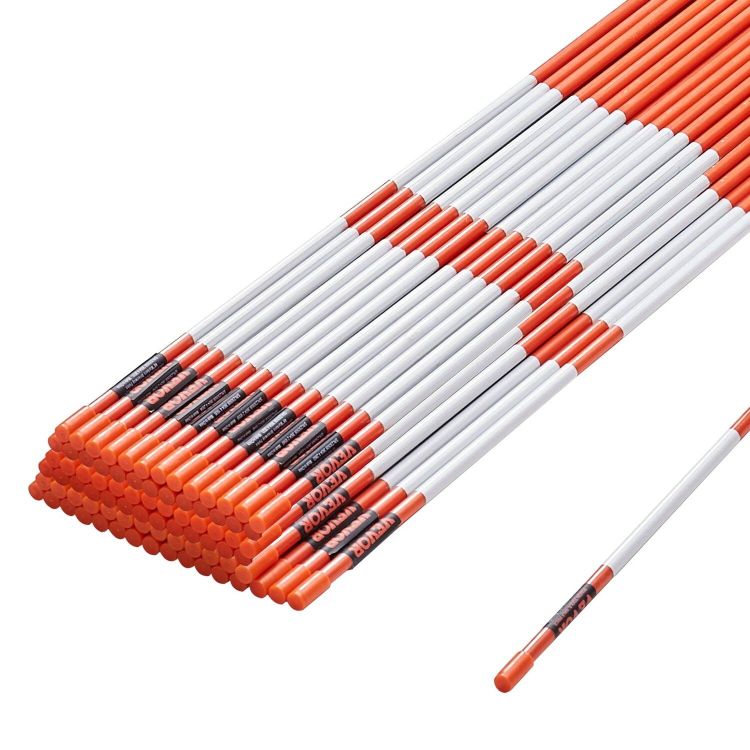Driveway Markers, 100PCS 48 inch, 0