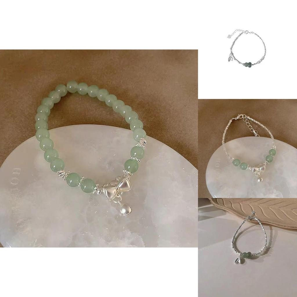 Exquisite Glass Gourd Pendant Bracelet For Women With Unique Geometric Design And Modern Chic Style