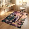 Personalized Crystal Velvet Carpet,Hunter × Hunter Custom Printed Name, Plush Area Rug For Home Indoor Decor