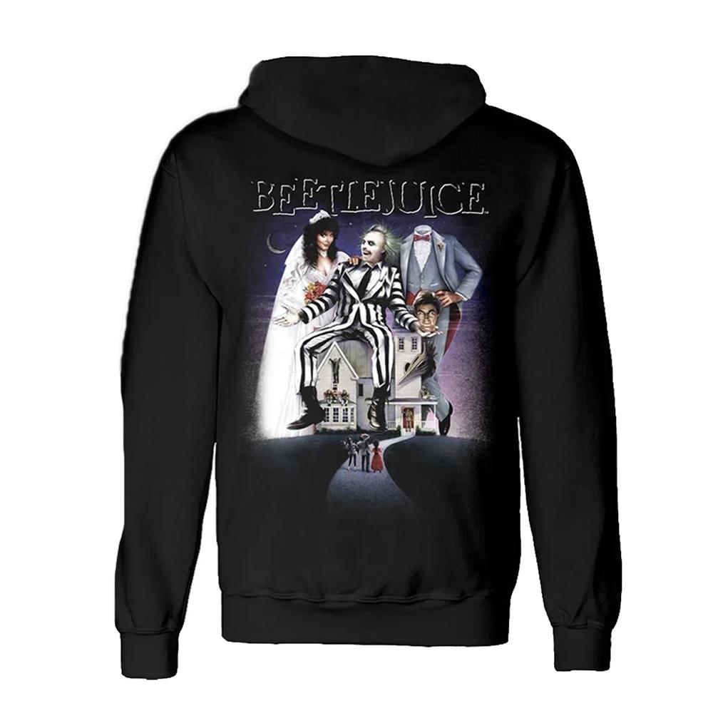 Beetlejuice Unisex Adult Key Art Hoodie
