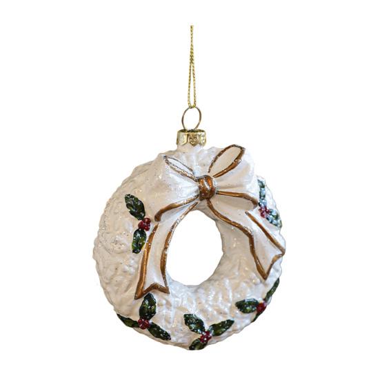 Christmas Ornaments White Plastic Tree/Snowman/Bell/Snowflake/Nutcracker Christmas Tree Ornament for Xmas Home Decor