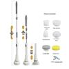 Retractable Long-Handle Wireless Electric Cleaning Brush for Bathroom