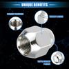 VekAuto Wheel Nuts for Ho nda A ccord 1976-1981 Su baru Fits Im preza