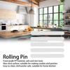 5pcs Solid Dough Roller Non-Stick Nonstick Dough Roller Easy Clean Fondant Rolling Pin  Bakery