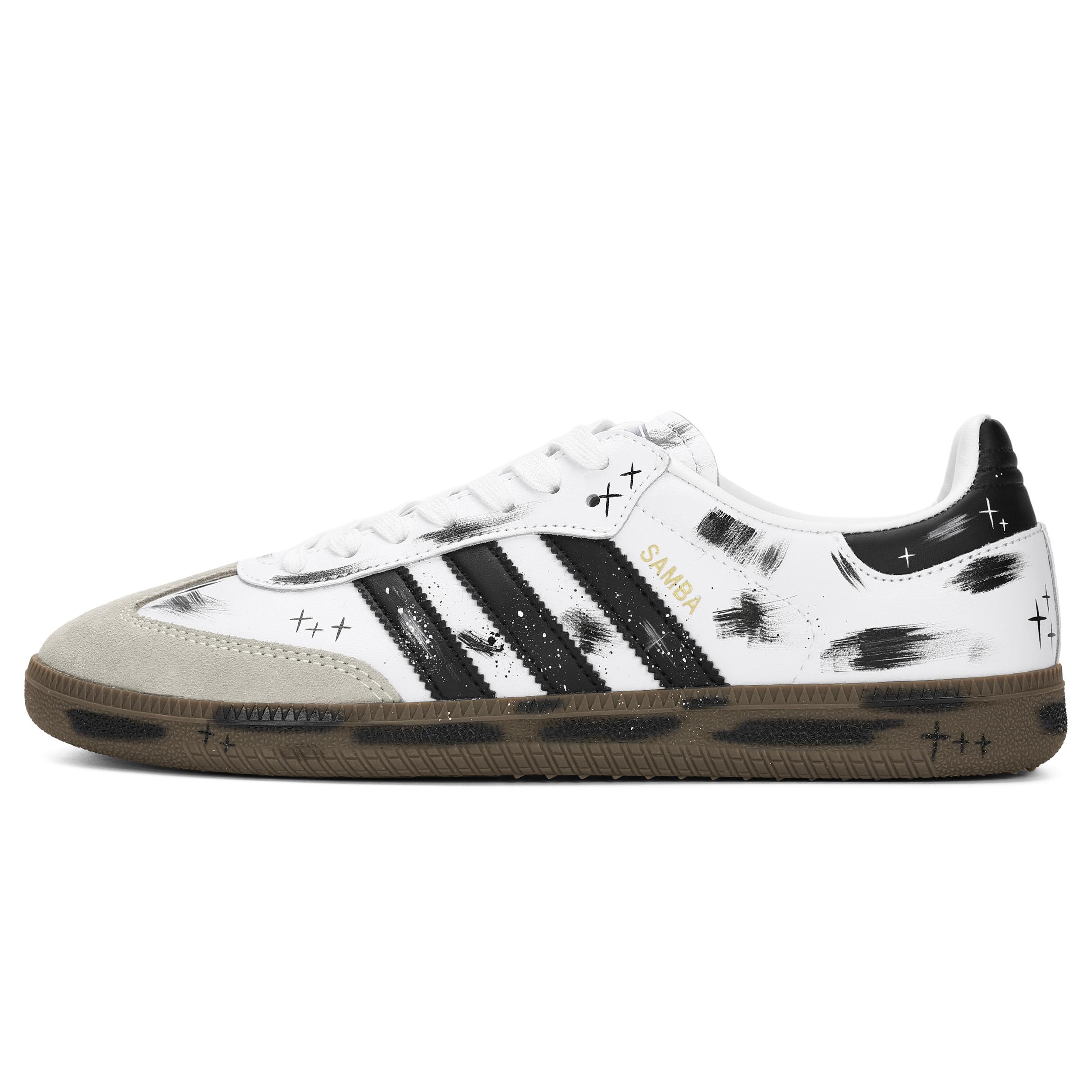 

Adidas Originals SAMBA OG German Army Trainers Men s Black White B75806(Team18-) 40