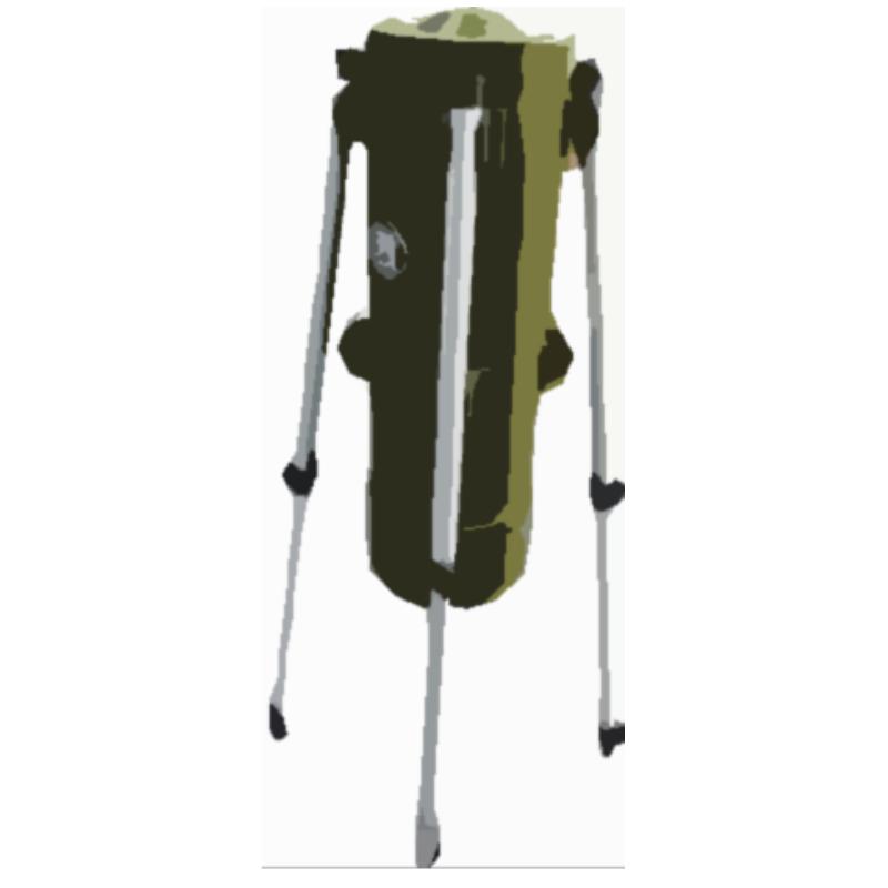 Outdoor Single-Person Emergency Shelter Model