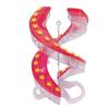Hummingbird Feeder Transparent Plastic Easy Filling Spiral Bird Feeder for Garden Double Helix
