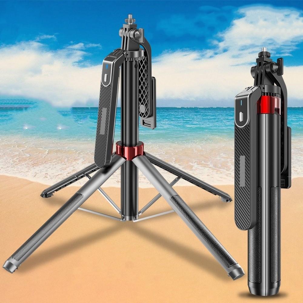 1.8m Bluetooth Selfie Stick Four Legged Selfie Stick Stand Telescopic Selfie Stick  Home