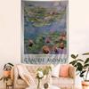 Claude Monet Abstrakcyjny Gobelin Anime do Zawieszenia Tarot Hippie Dywaniki Ścienne Dekoracja Domu Akademika