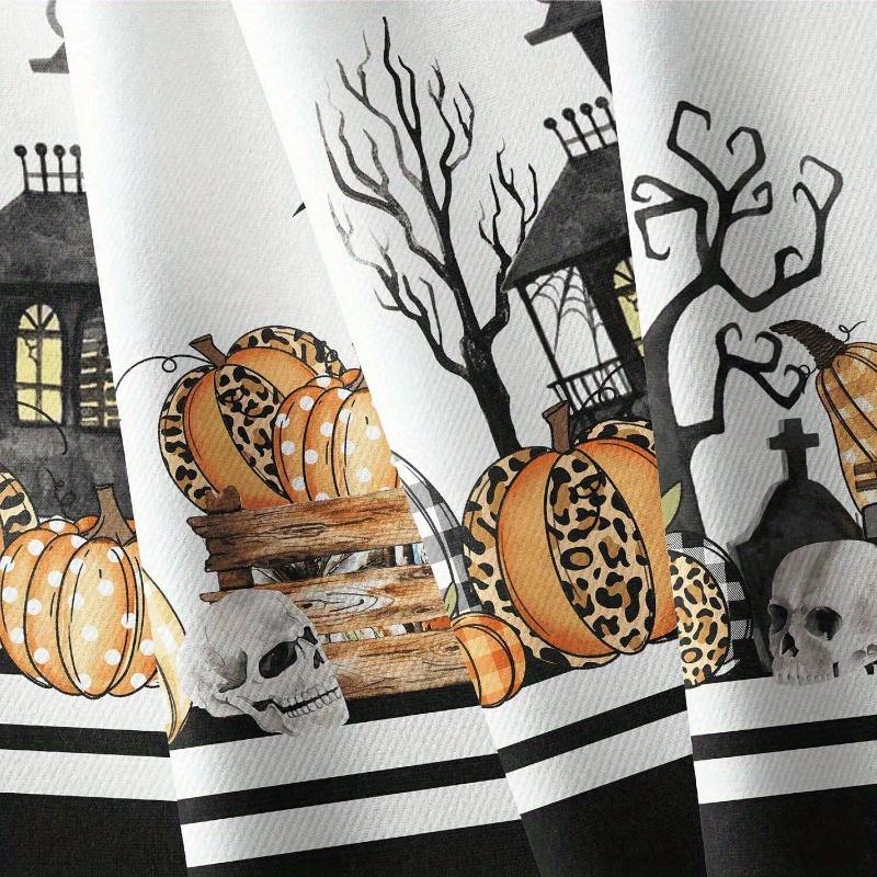 Halloween Pumpkin Rectangle Tablecloth for Tables Home Dining Waterproof Reusable Party Picnic Table Cloth Halloween Decorations