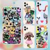 Dandys World Cute Phone Case For iPhone 16,15,14,13,12,11 Pro,Max,Plus,X,XS,XR,SE,Mini Transparent Silicone Soft