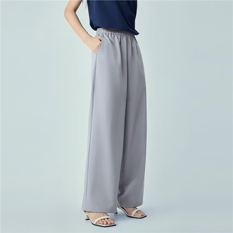 Giordano Women's Draped Straight-Leg Casual Pants