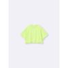 Gu By Uniqlo Girls CoTTon Oversize Cropped T shirT Jr