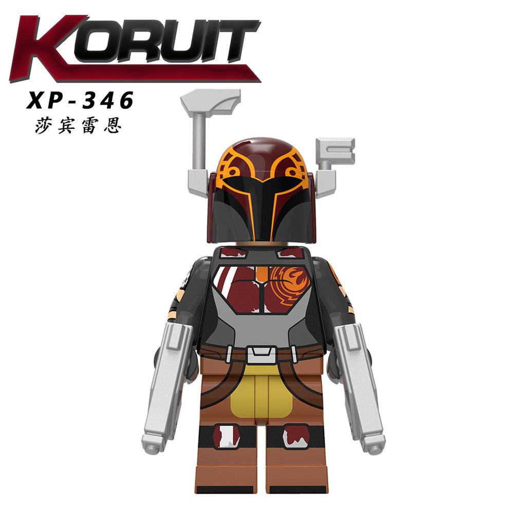 Star Wars Flying Trooper Death Watch Minifigures Battle Toy KT1045 XP345-350 8-Pack Building Blocks Set for Kids