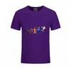 Pink Short Sleeve Custom Evolution Handball Comic Tee Shirt Men Crazy Plus Size His And Hers