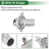 Motoforti Car Thermostat Engine Coolant Thermostat Housing Assembly for Mercedes-Benz C240 E320 E500 Aluminum Alloy No.1122030275