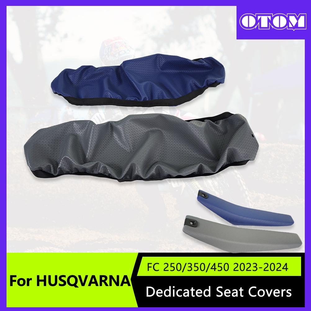 OTOM Motorcycle Seat Cover Waterproof Cushion Set Package Nonslip Gripper Soft For HUSQVARNA 2023-2024 FC FE FX TC TE TX 125-501