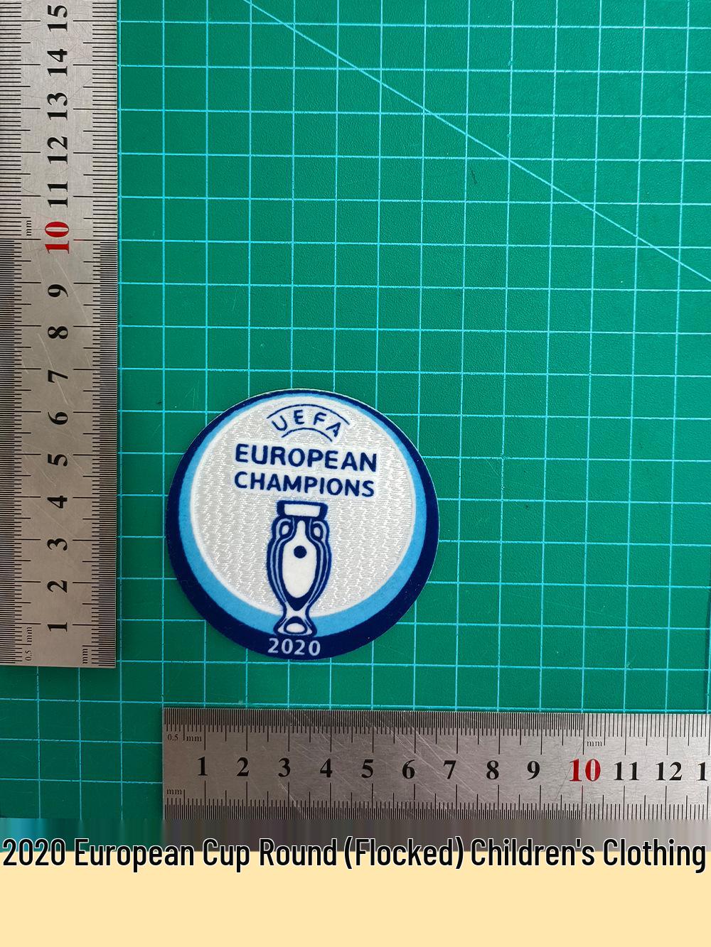 

European Cup 2020 Flocked Heat Transfer Jersey Numbers & Stickers for Kids Clothing