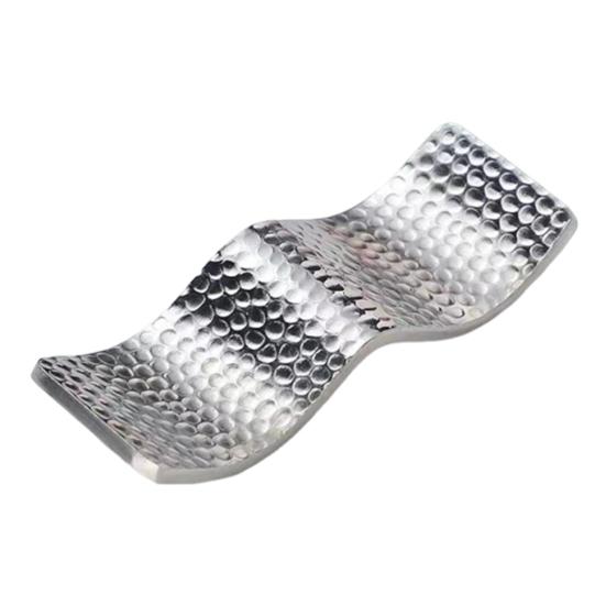 Stainless Steel Chopstick Rest with Spoon Holder Modern Dining Utensil Rest Rust-Resistant Easy-Clean Tableware for Home Dining