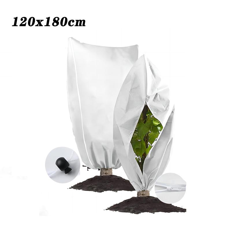 Plant Cover Winter Warm Tree Shrub Protecting Bag Frost Cloth Blankets For Outdoor Plant Freeze Protection Covers With Zipper