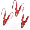 50A Insulated Alligator Clip Premium Copper Construction Secure Electrical Testing Clamps for Engineers