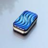 Wave Edc Cnc Engraving Titanium Alloy Unlimited Push Card Fidget Spinner Decompression Magnetic Haptic Slider Fingertip Desk Toy