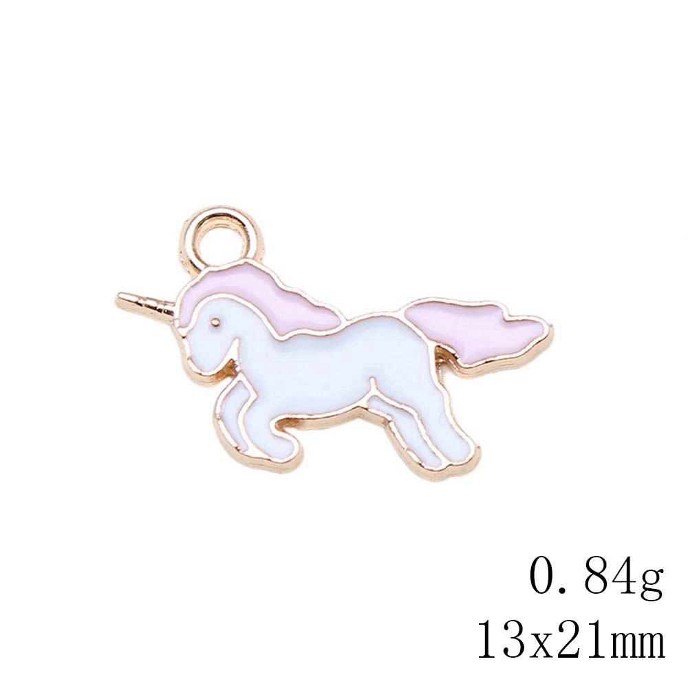 Valentine's Day Charms For Bracelet Flamingo Mermaid Enamel Charms Pendant Home Garden Pendants For Bracelets