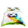 Football Series 3D Digital Printing Three-Piece Bedding Kit Bed Sheet Quilt Cover