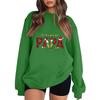 Sweat à capuche de Noël léger à manches longues pour femme