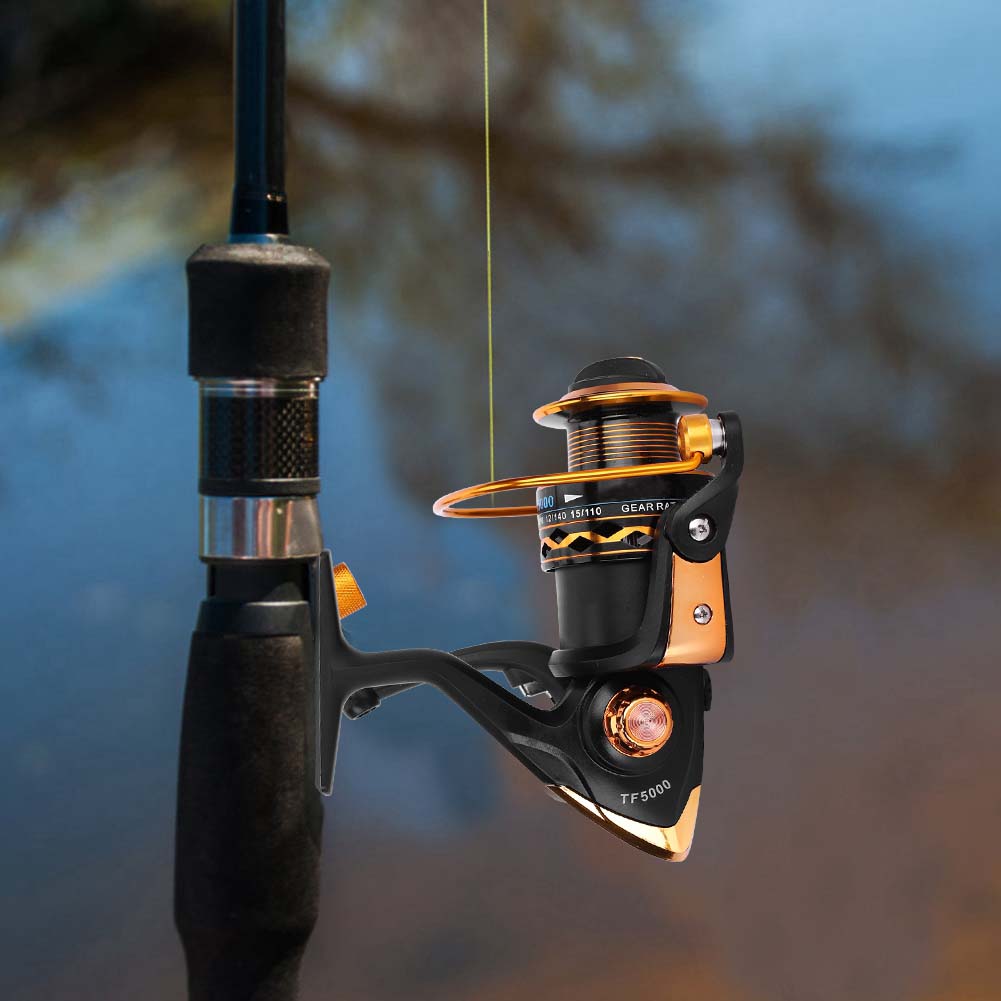 All Metal Spool Folding Rocker Arm Saltwater Spinning Wheel Fishing Reel Accessory ToolTF5000