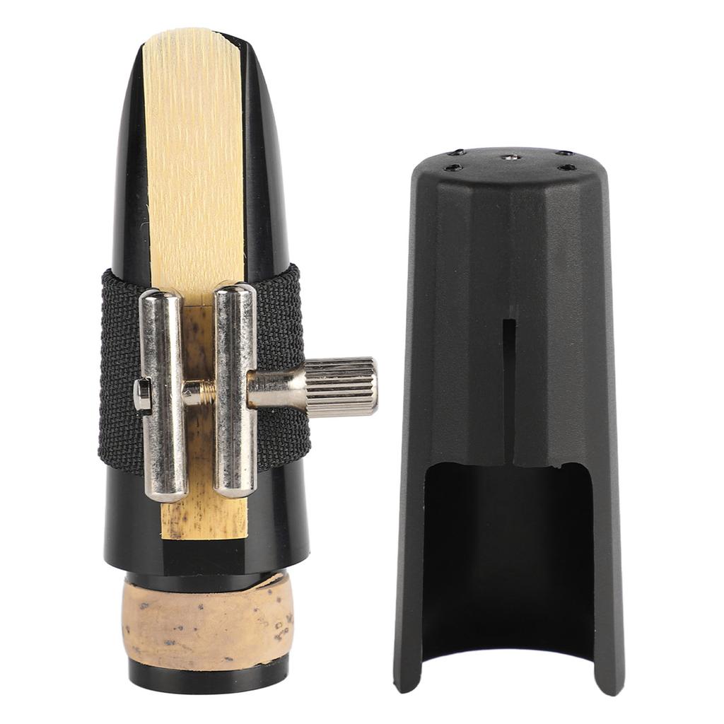 Clarinet Mouthpiece Kit with Ligature Reed Plastic Cap Black Musical Instrument Accessory