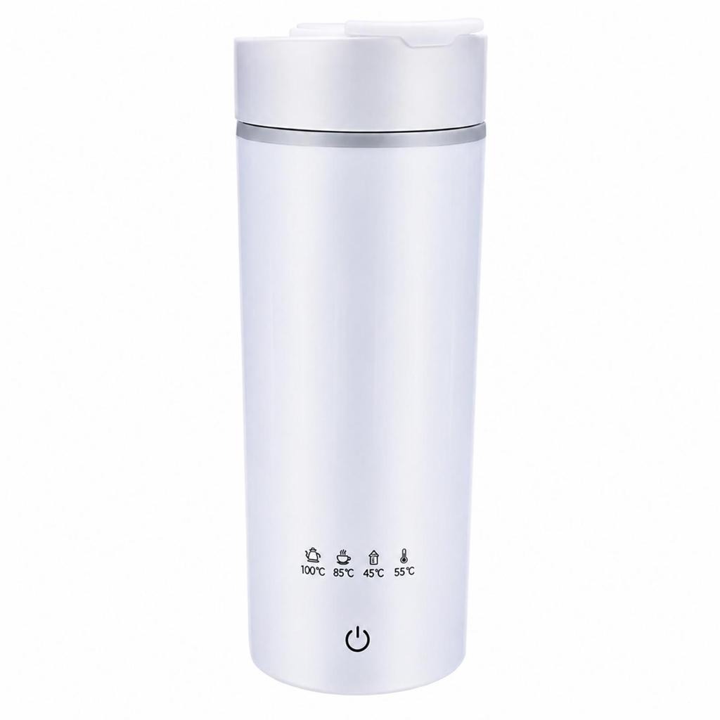 Portable Electric Heating Cup Auto Shutoff with Stainless Steel Liner Compact