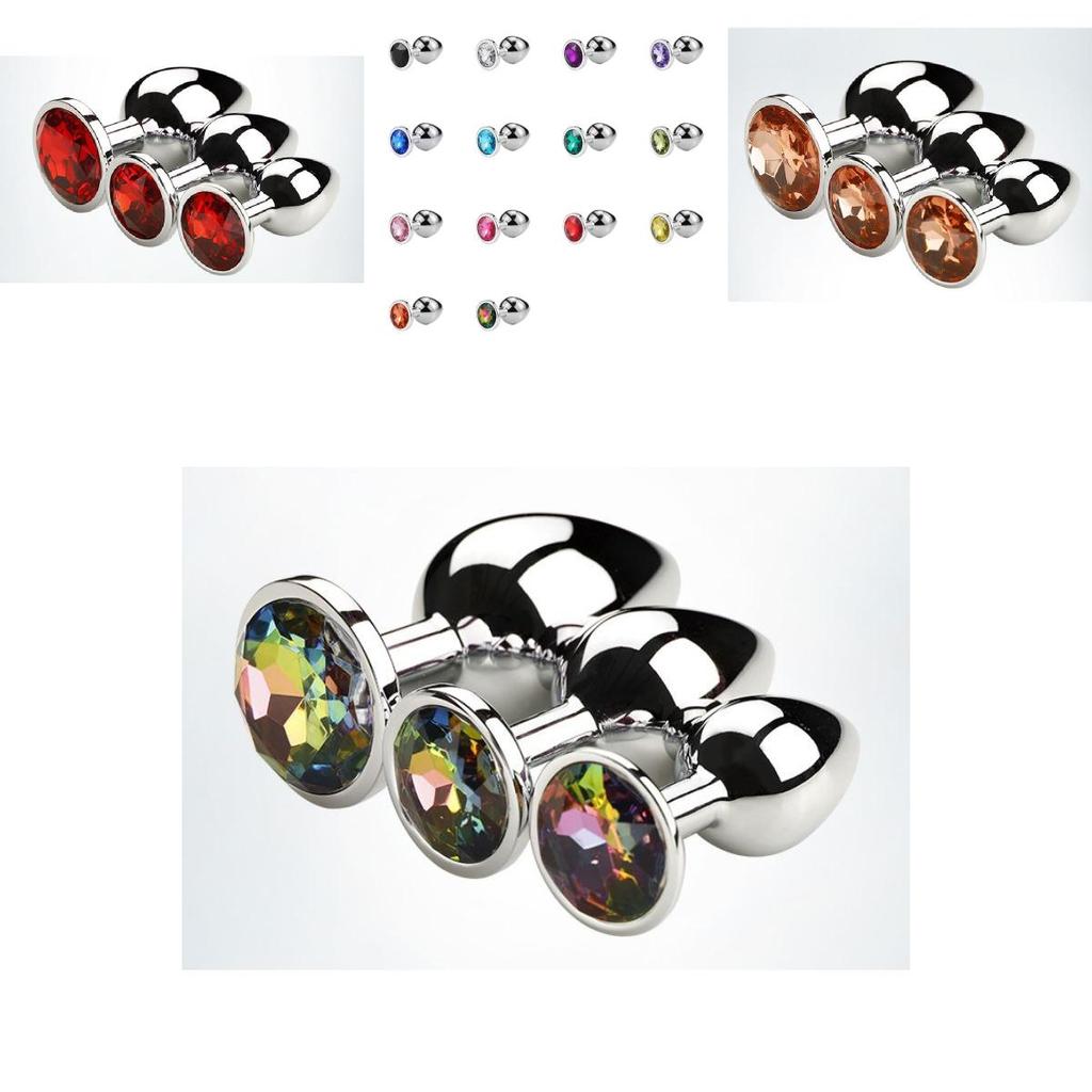 High-quality Adult Metal Anal Plug For Men And Women Sensual Play