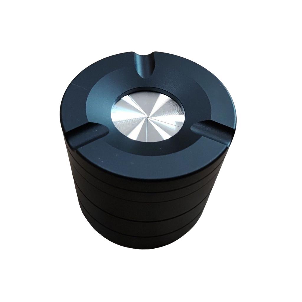 Cool Premium Feel Mechanical Rotating Ashtray with Lid Ash Tray Desktop Ornaments Office Car Ash Tray Smoking Accessories Gifts