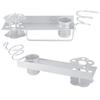Weltraum-Aluminium Wandmontiertes Badezimmer-Aufbewahrungsregal Handtuchhalter Taschentuchbox Set Zubehör