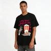 My Heart Pops For You Skeleton Hand Popcorn Graphic Tee Pure cotton T-shirt