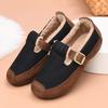 2025 Winter Fashion Women's Fleece-Lined Non-Slip Flat Shoes