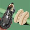 2 Pairs of 4 Pack Self-Adhesive Heel Pads, Beige, Black - Hypoallergenic Polyester, Anti-Slip and Anti-Blister Insoles for Too Large Shoes, Insoles