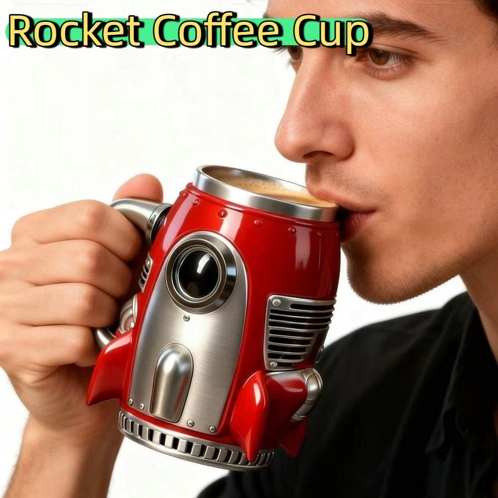 3D Spacecraft Design Spaceship Mug Funny Drinking Cup Unique Water Cup Valentine's Day Gift