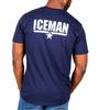 Top Gun Unisex Adult Iceman Back Print T-Shirt