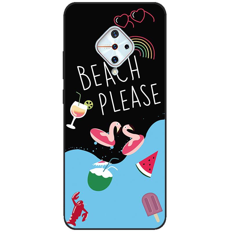 For vivo V17 Case Soft Silicone TPU Phone Cover For Vivo 1920 Case Coque For Vivo v17 Russia Vivo S1 Pro Funda V1945A Case