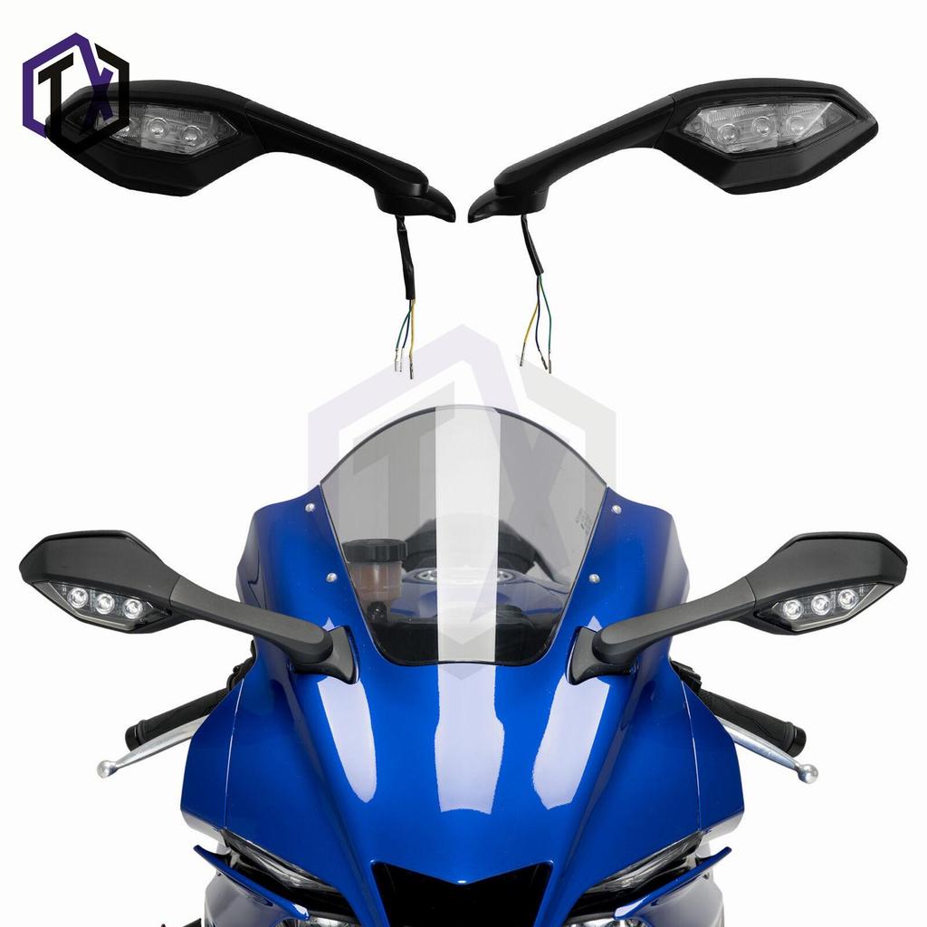 Rearview Mirror Reflector with Turn Signal for Yamaha YZF-R1 (2015-2020)