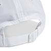 Adidas DKH27 Men's Lightweight Baseball Cap with Embroidered Logo, White/Black (II3552), Size 54.0-57.0 Cm (Kids)
