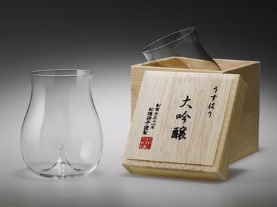 Bicchiere Shotoku Usuhari Daiginjo in legno (nella scatola)
