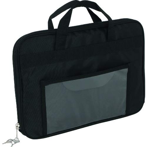 SANEI Duffel Bag for Important Documents (3cm) with Zipper Key Lock, A4VP3T-KR
