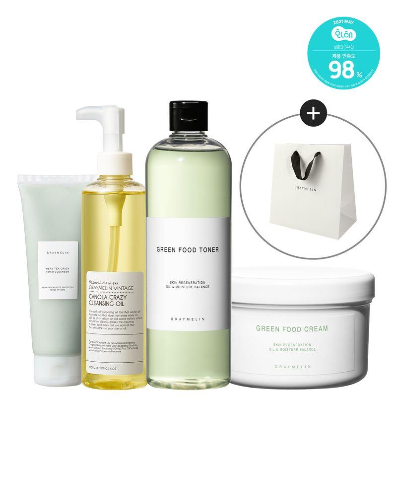 [SET] Green Food Moisture Soothing Special Set