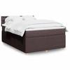 Estrutura de cama com colchão - Casa Exclusiva - Estrado de ripas - Colchão de molas ensacadas 20 cm - Cabeceira LED