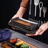 Commercial Barbecue Plate Japanese Style Sushi Plate Saury Plate Hot Pot Plate Ceramic Long Plate Dessert Plate